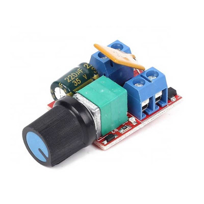 Adjustable DC motor controller 5-35V 5A max 90W